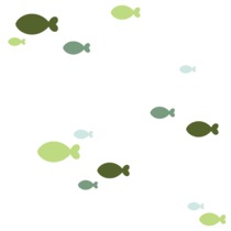 Petits poissons verts